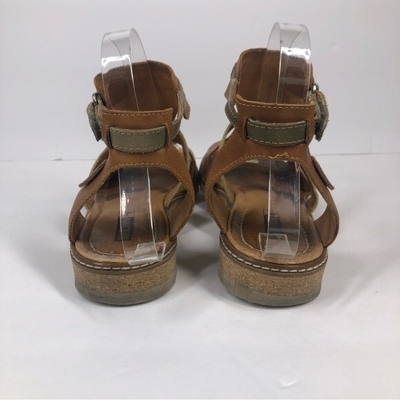 Pikolinos Alcudia Cut Out Leather Sandals Ankle Straps 38 - Picture 5 of 12